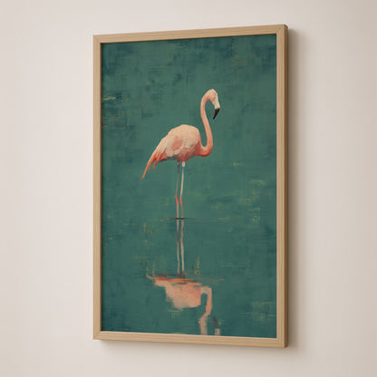 Flamingo Reflection