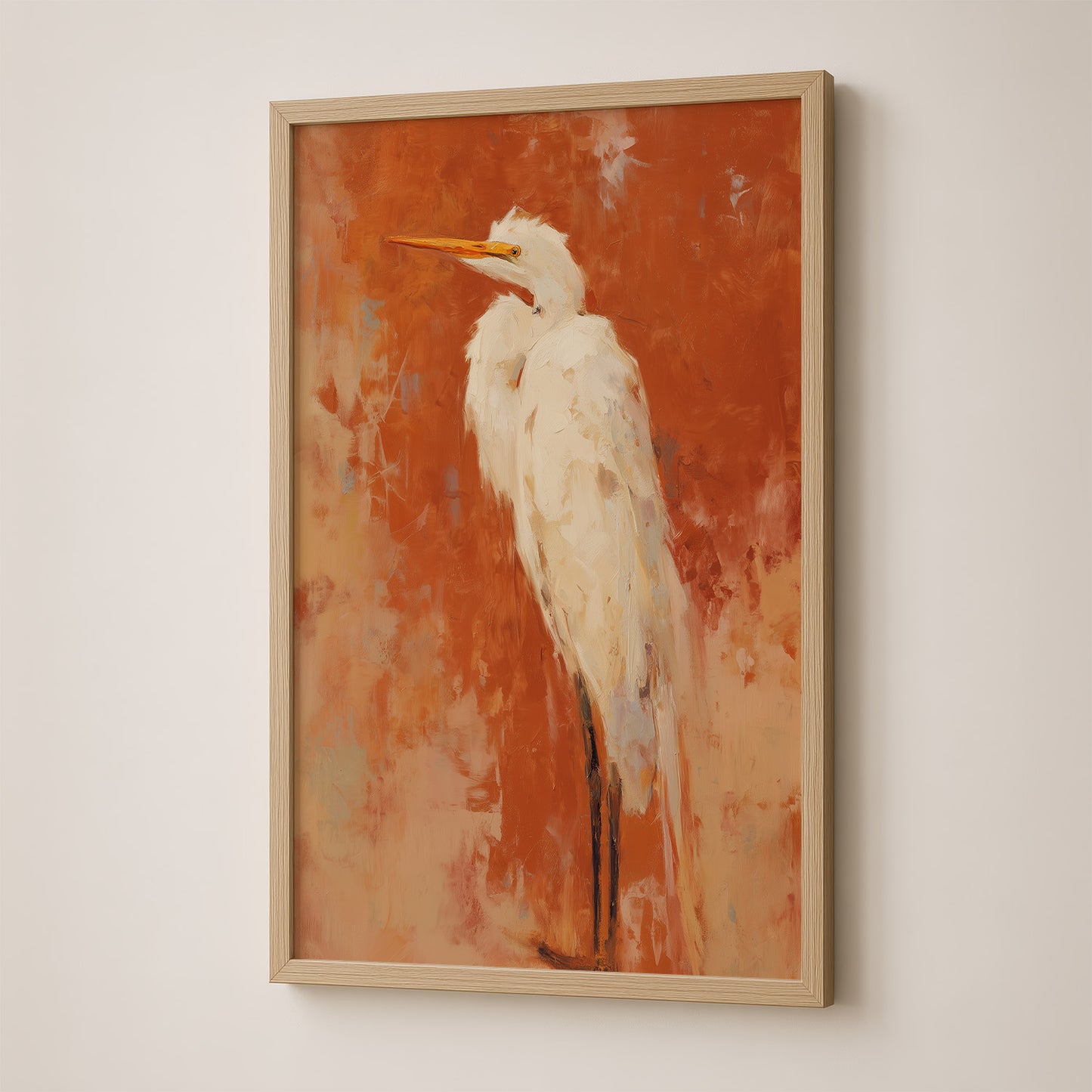 Egret in Amber