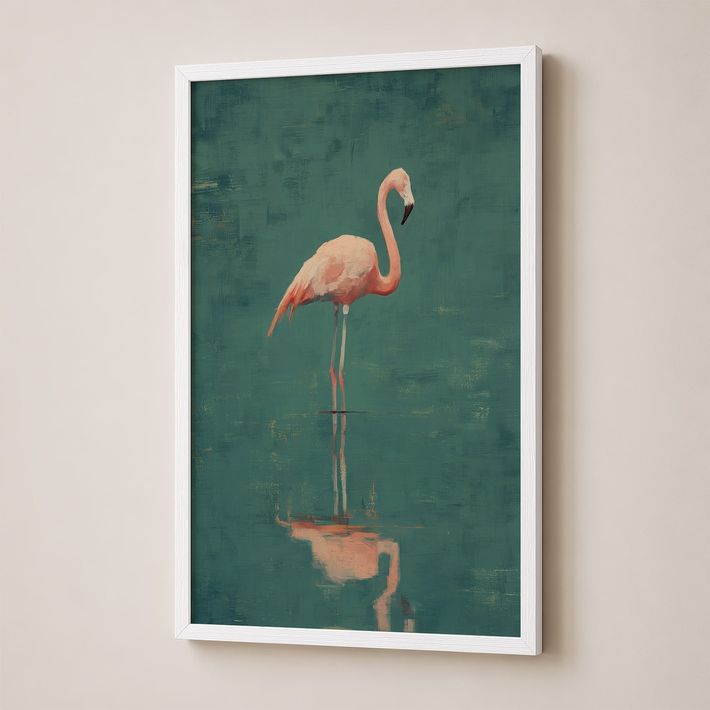 Flamingo Reflection