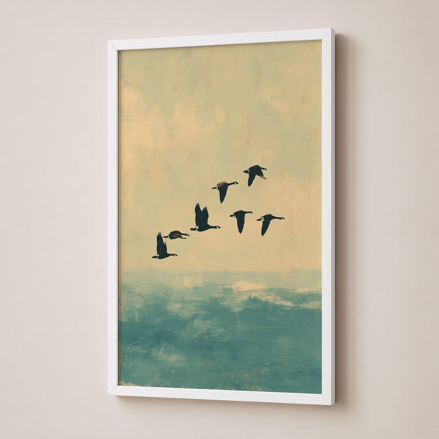 Geese in Flight