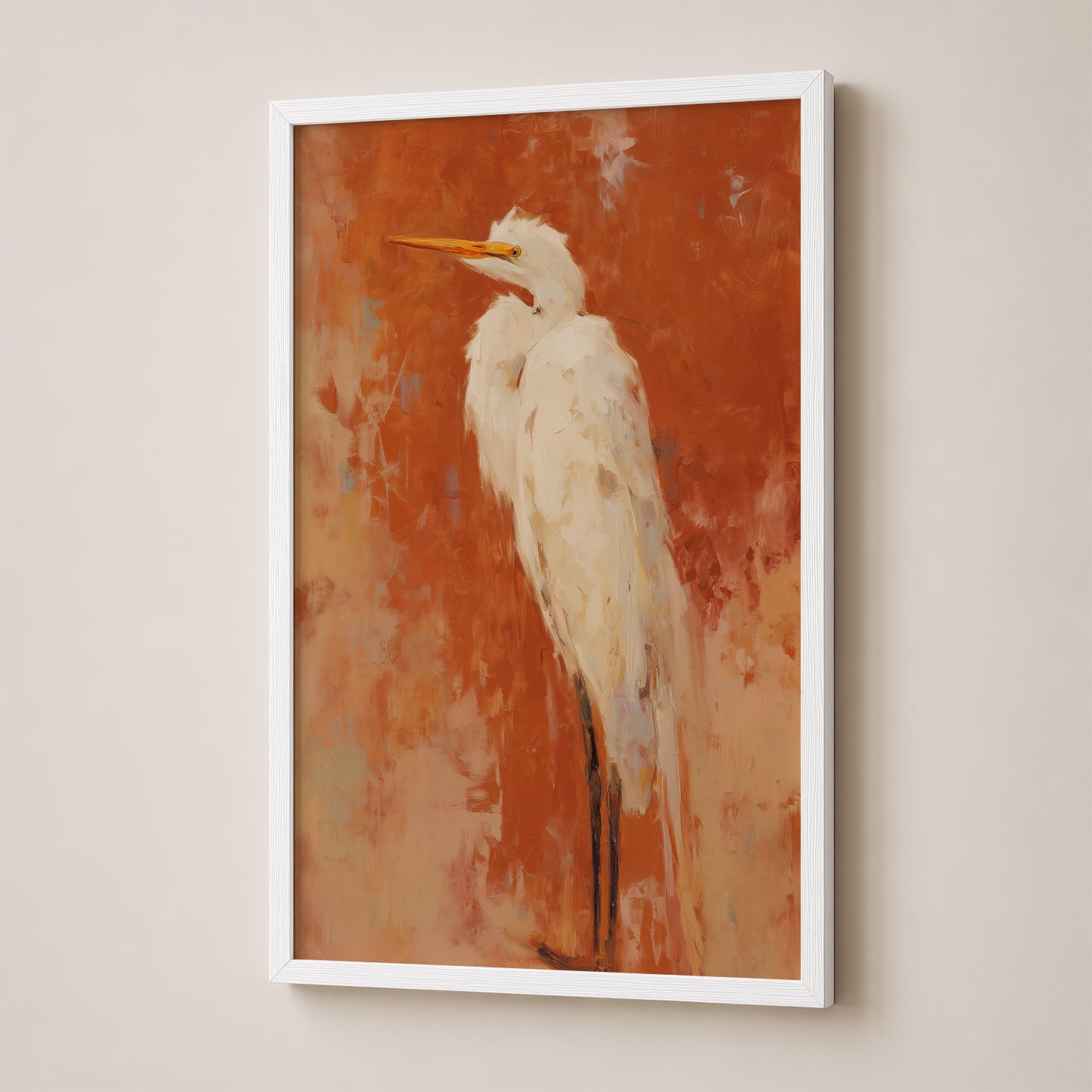 Egret in Amber