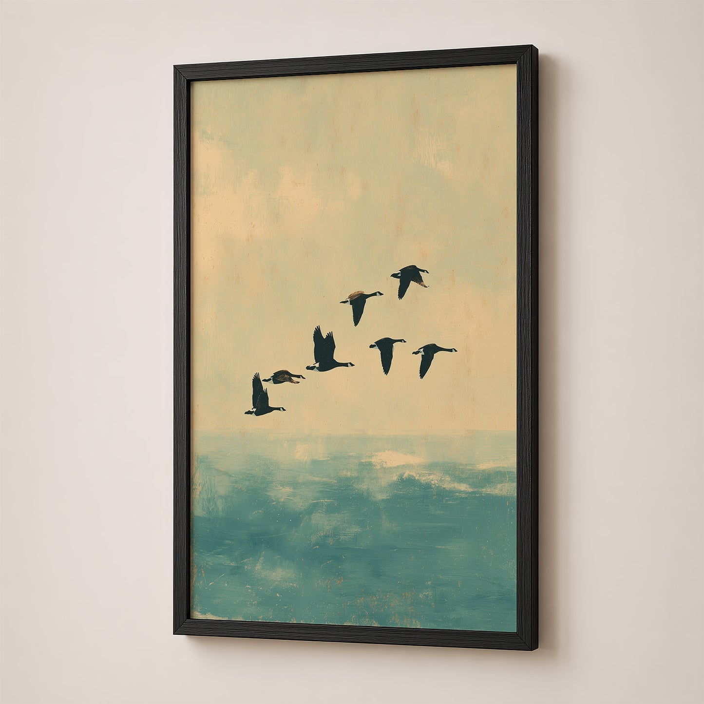 Geese in Flight