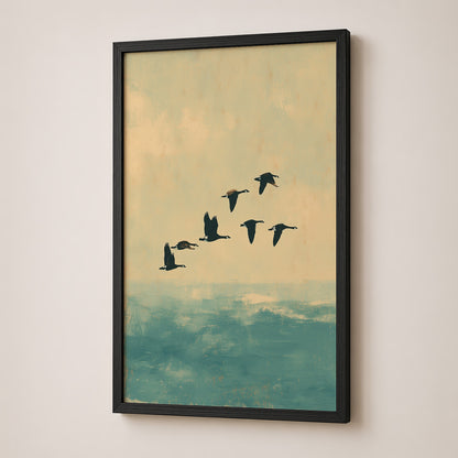 Geese in Flight