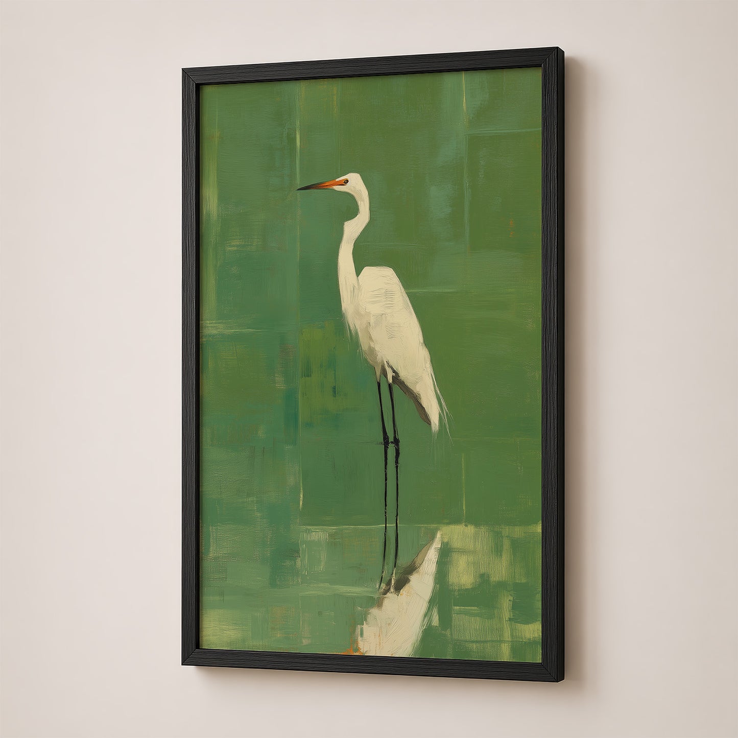 Egret in Sage