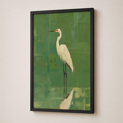 Egret in Sage