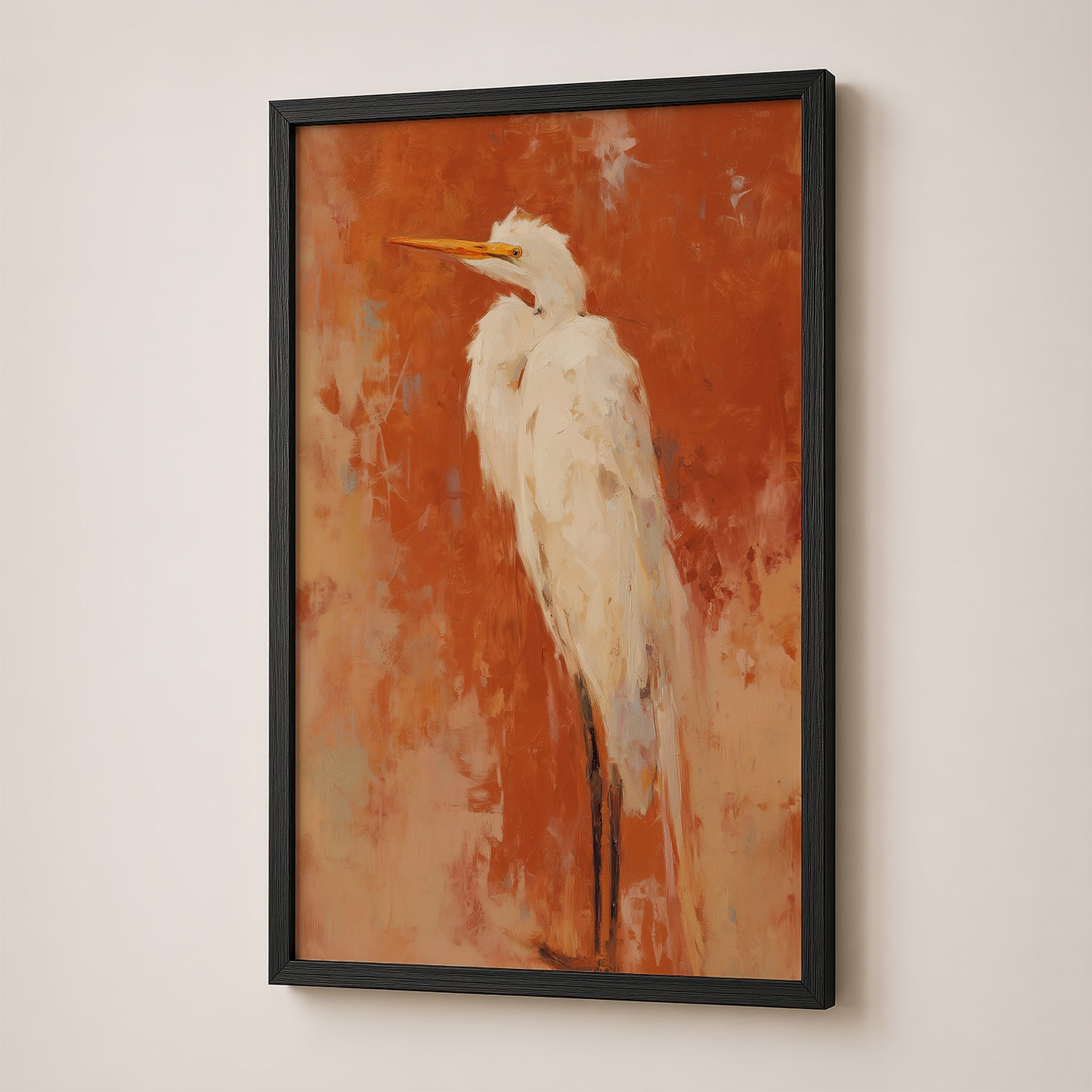 Egret in Amber