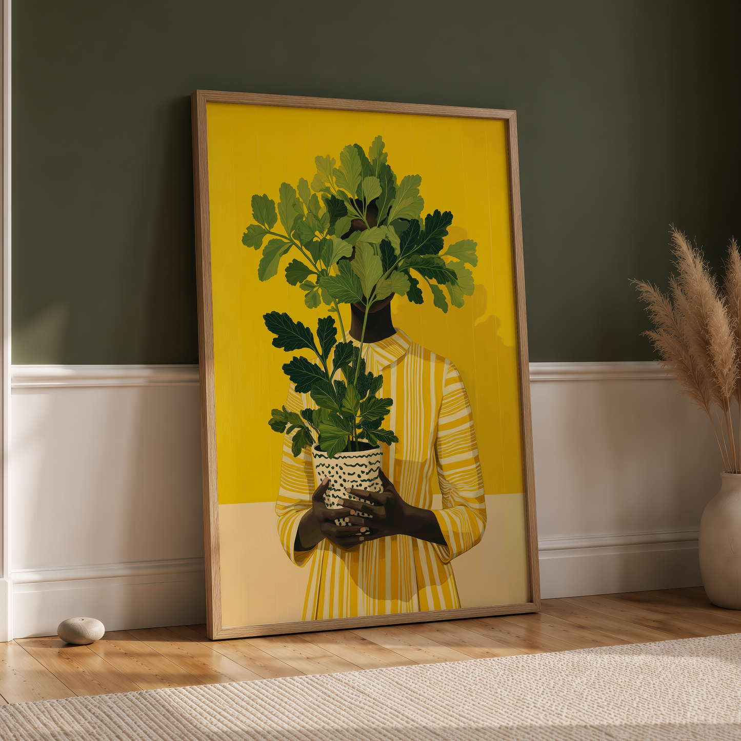 Behind the Leaves