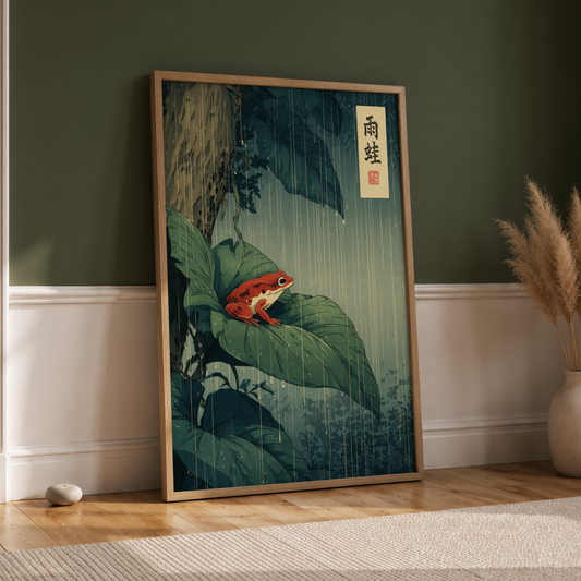 Frog in the Rain