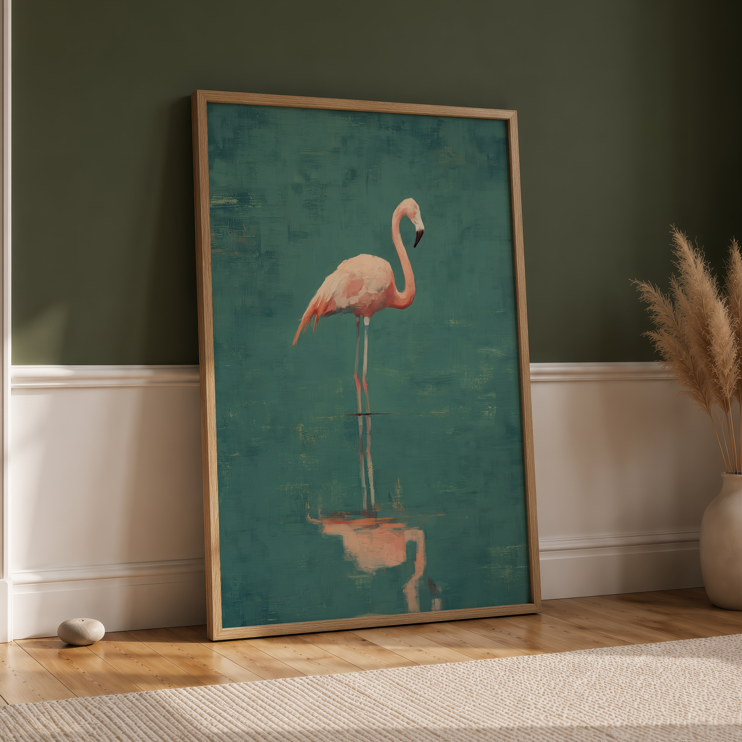 Flamingo Reflection
