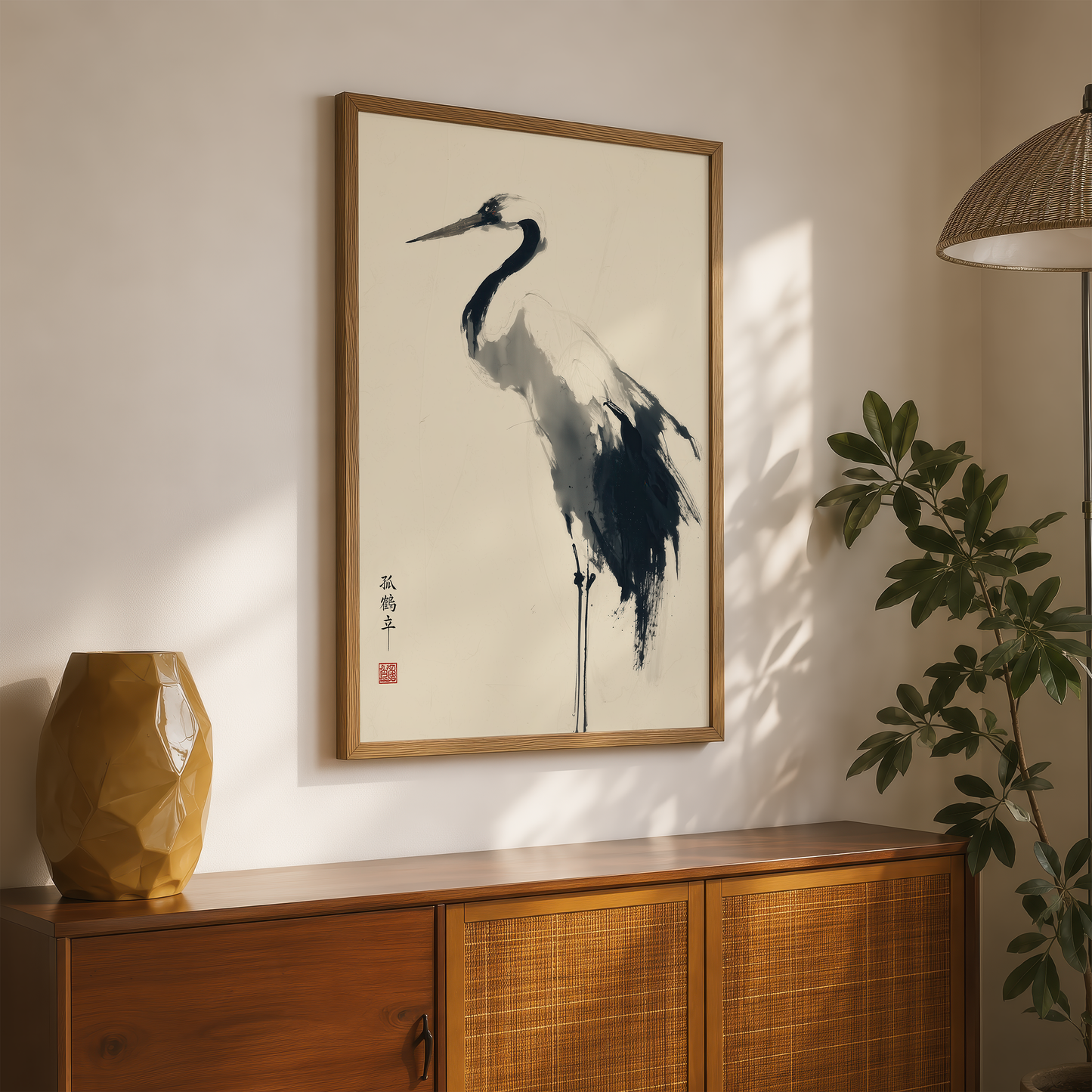 Crane and Ink