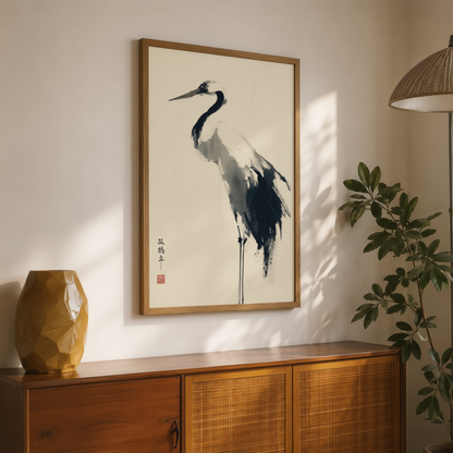 Crane and Ink