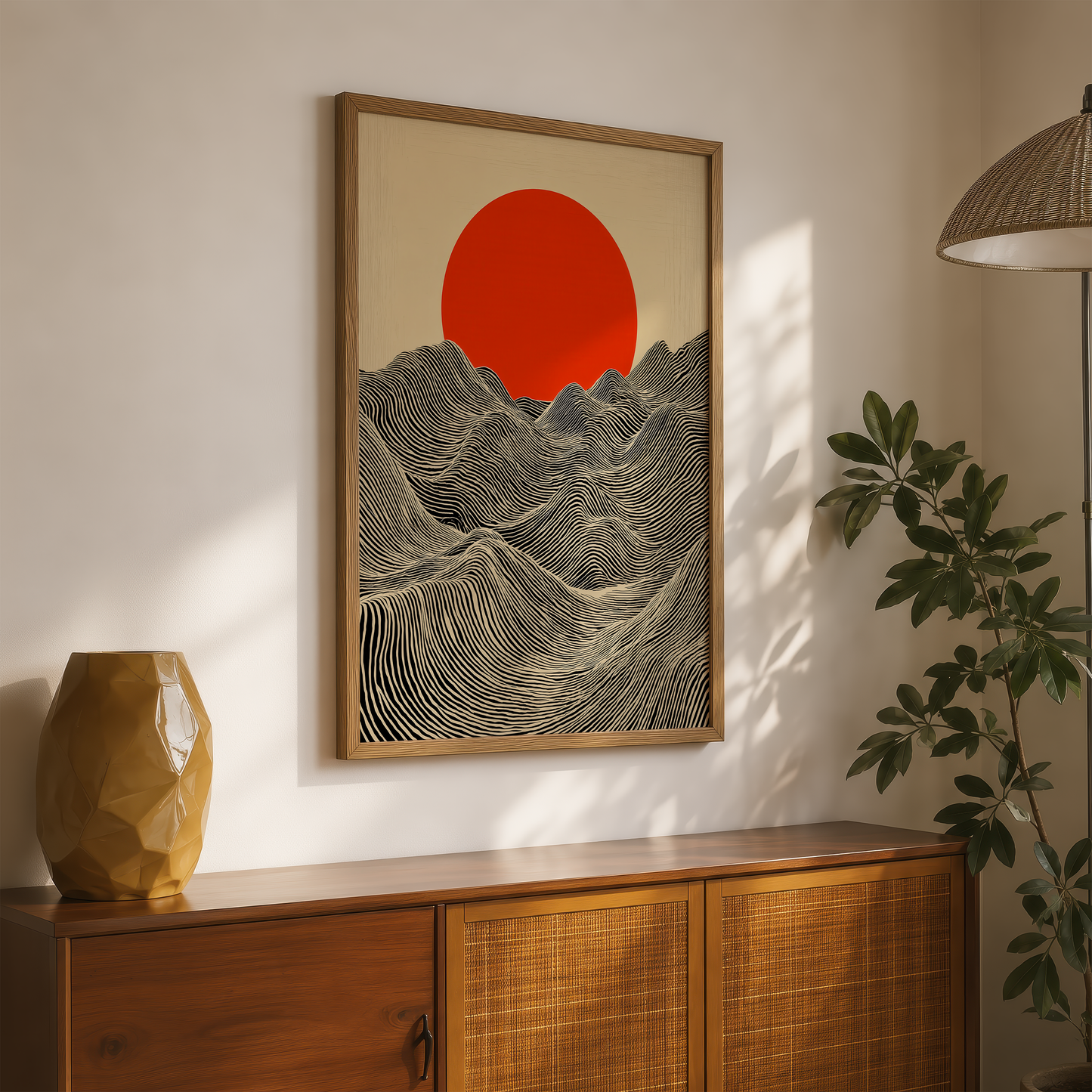 Sun Over the Peaks