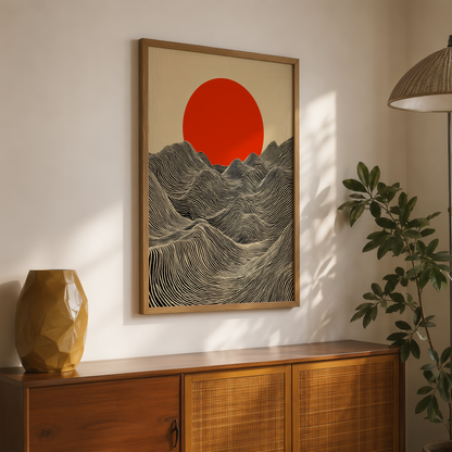 Sun Over the Peaks