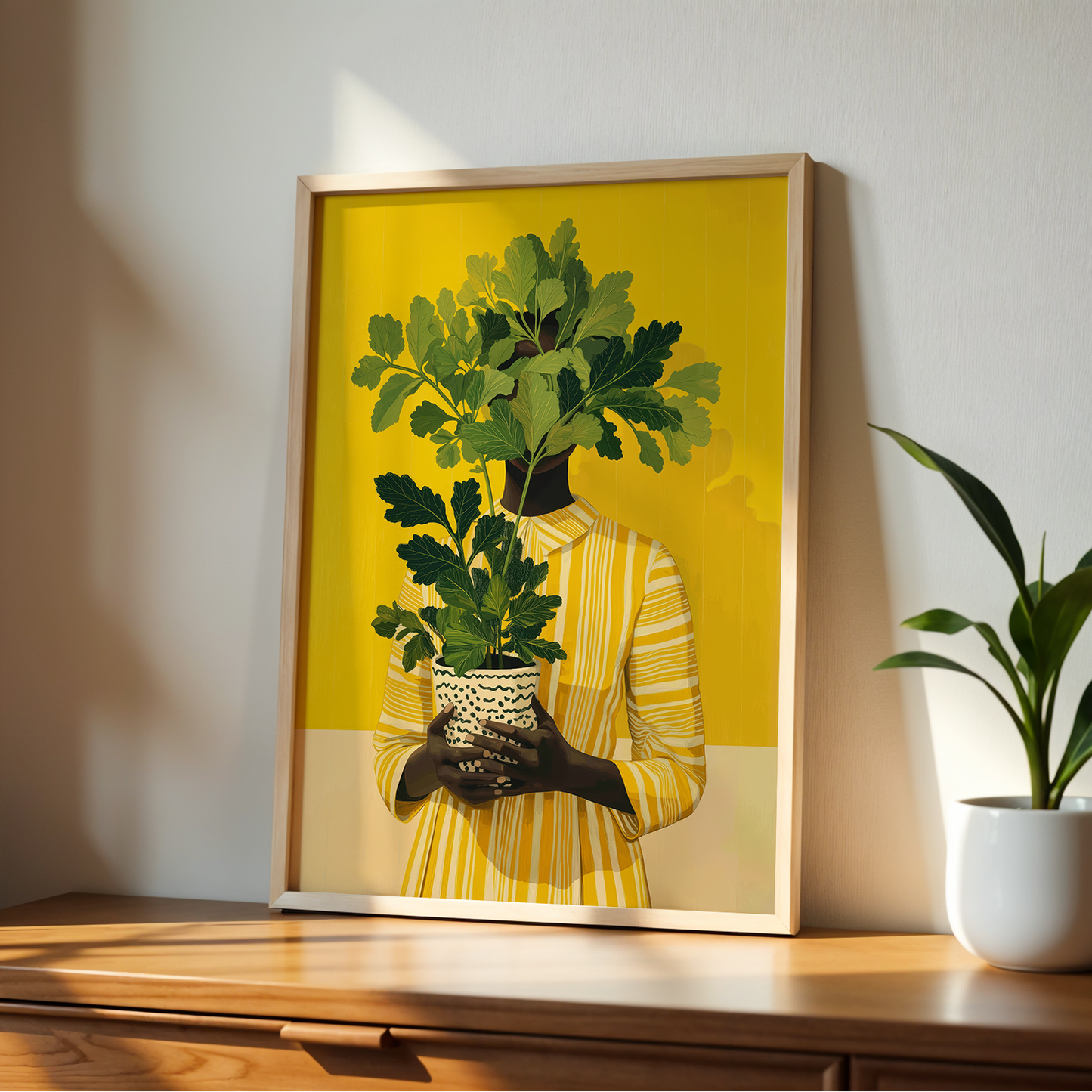 Behind the Leaves