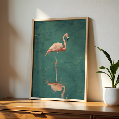 Flamingo Reflection