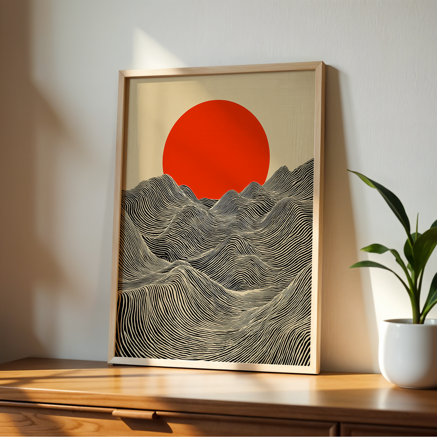 Sun Over the Peaks