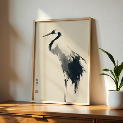 Crane and Ink