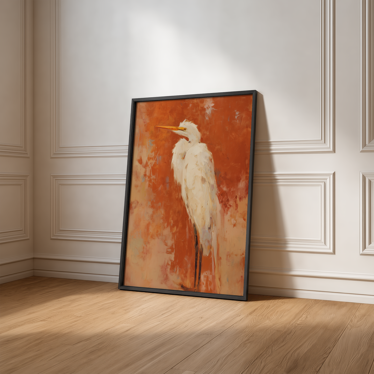 Egret in Amber