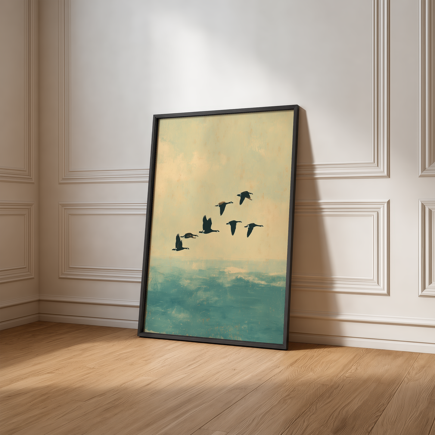 Geese in Flight